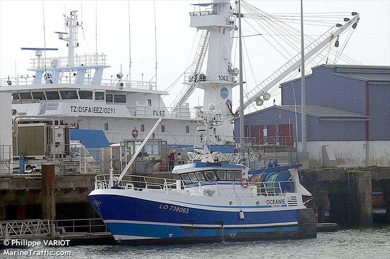 fv oceanie (Fishing vessel) - IMO , MMSI 228370000, Call Sign FVBW under the flag of France