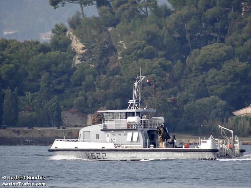 cigale (Unknown) - IMO , MMSI 228815100 under the flag of France