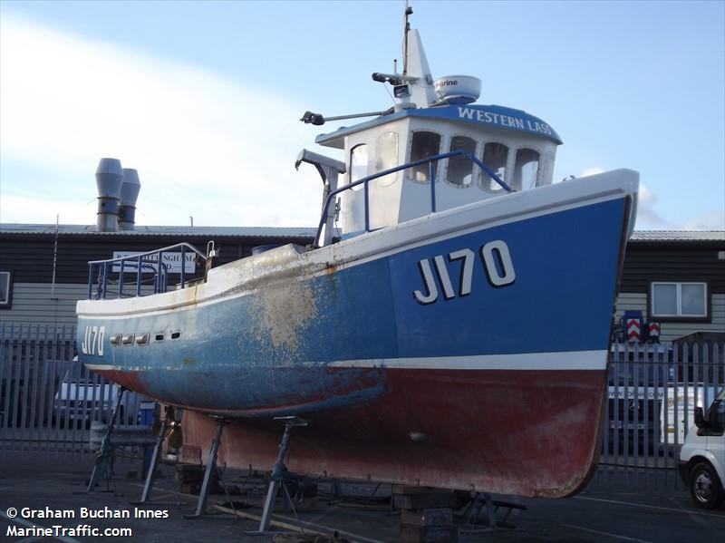 western lass (Fishing vessel) - IMO , MMSI 235065153, Call Sign 2BDJ8 under the flag of United Kingdom (UK)