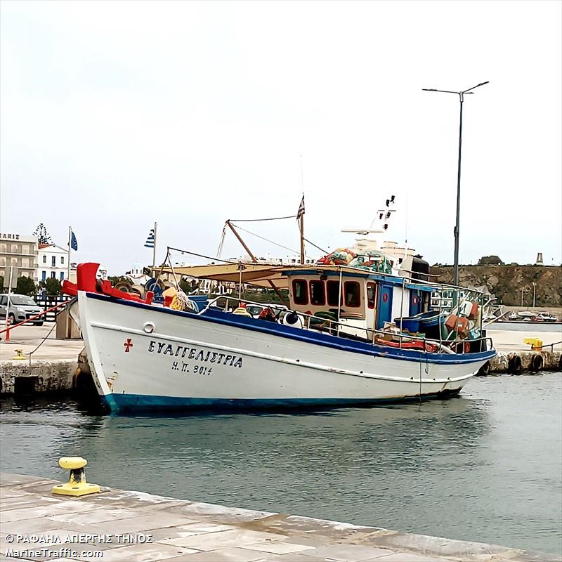 evangelistria (Fishing vessel) - IMO 8796851, MMSI 239539000, Call Sign SX8997 under the flag of Greece