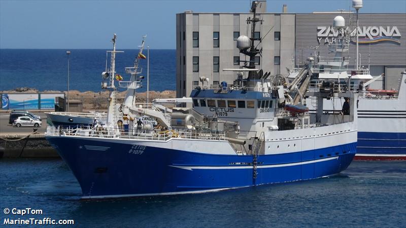 cetus (Fishing Vessel) - IMO 8612794, MMSI 242761300, Call Sign C under the flag of Morocco