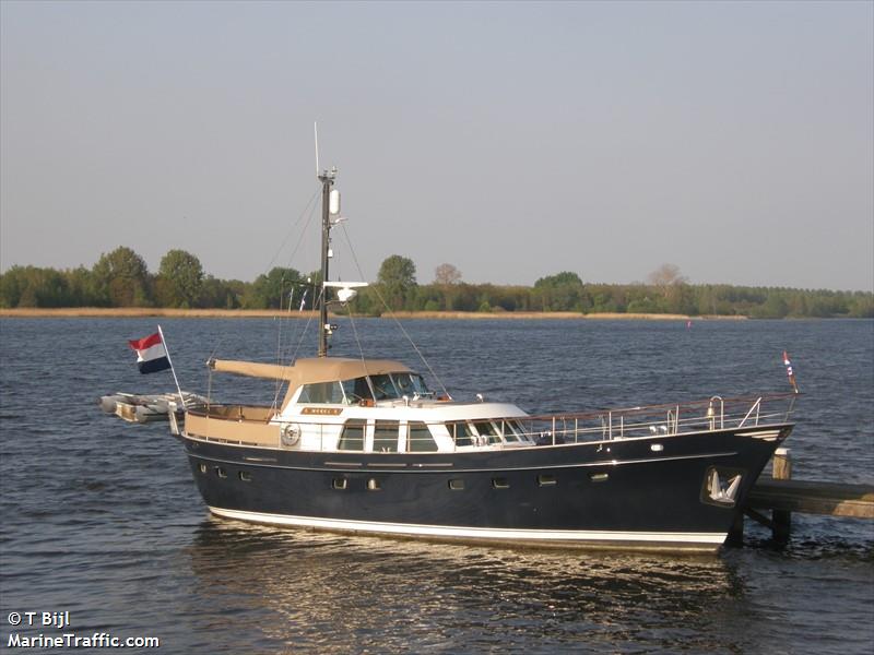 merel (Pleasure craft) - IMO , MMSI 244050521, Call Sign PF2528 under the flag of Netherlands