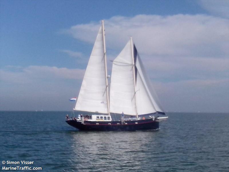 de hoop (Sailing vessel) - IMO , MMSI 244650574, Call Sign PI7084 under the flag of Netherlands