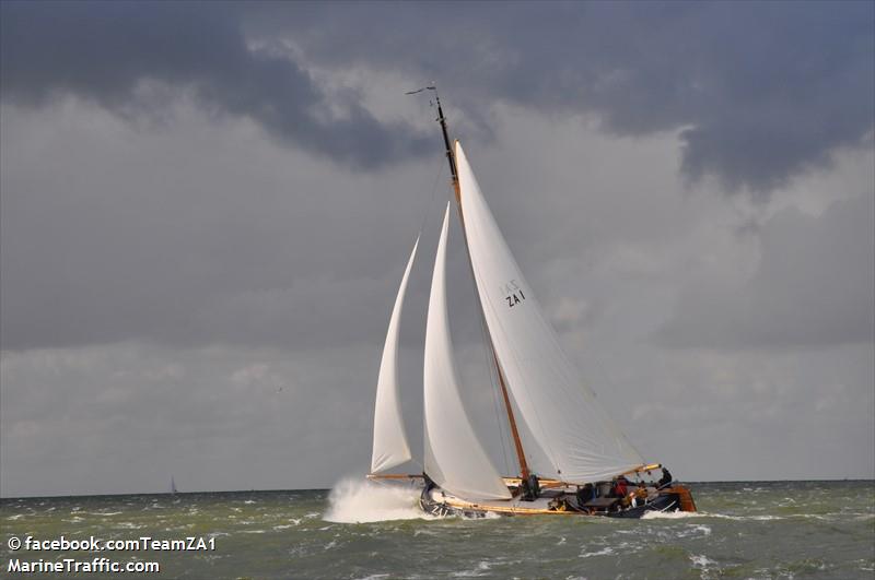 za1 de jager (Sailing vessel) - IMO , MMSI 244890317, Call Sign PC5593 under the flag of Netherlands