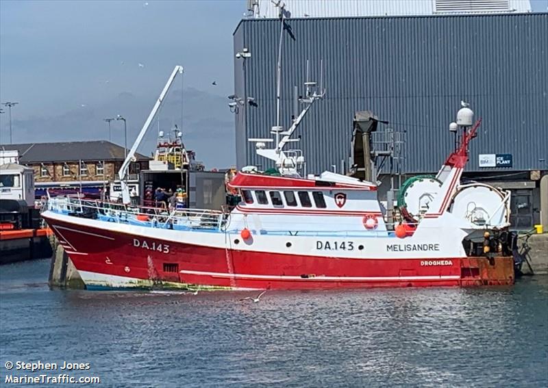fv melisandre (Fishing vessel) - IMO , MMSI 250005367, Call Sign EIUP7 under the flag of Ireland