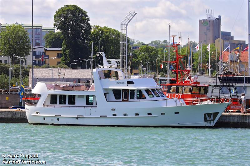 alhena (Pleasure craft) - IMO , MMSI 265737360, Call Sign SFE3650 under the flag of Sweden