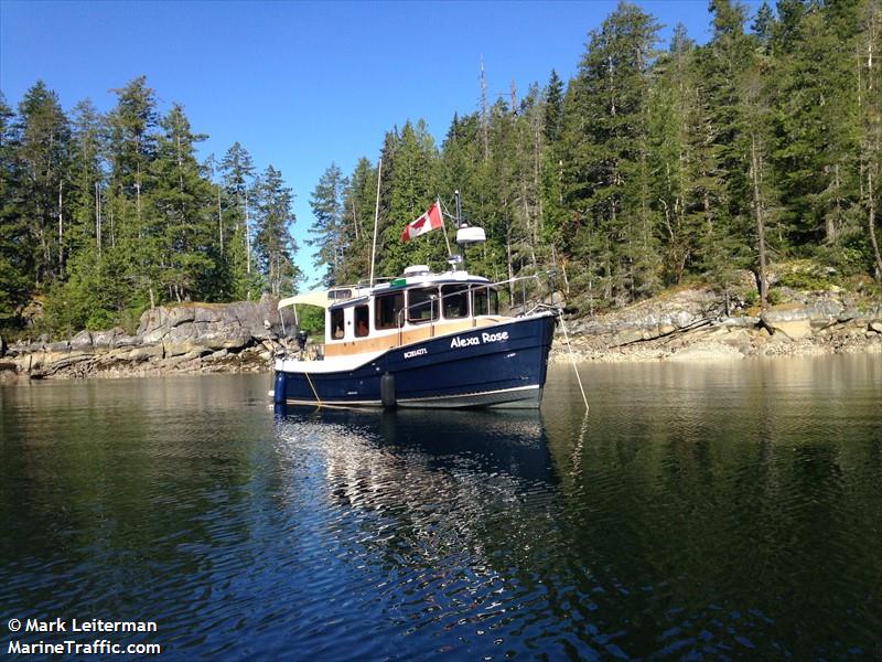 alexa rose (Pleasure craft) - IMO , MMSI 316019059 under the flag of Canada