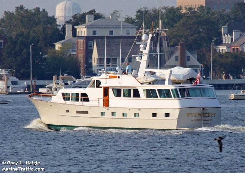 pyewacket (Pleasure craft) - IMO , MMSI 338023443, Call Sign WBA3186 under the flag of USA