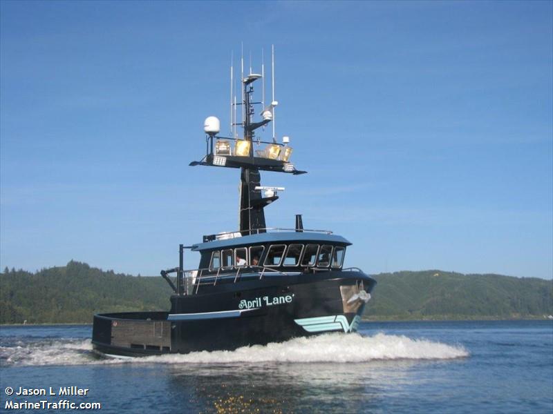 april lane (Fishing vessel) - IMO , MMSI 367609850, Call Sign WDH3687 under the flag of United States (USA)