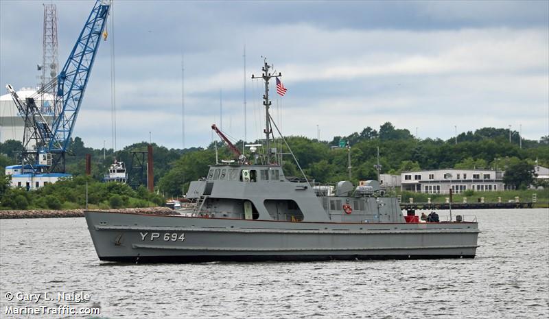 yp 694 (Military ops) - IMO , MMSI 369970320 under the flag of United States (USA)