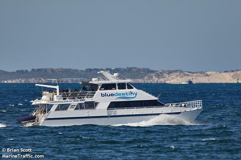 blue destiny (Passenger ship) - IMO , MMSI 503069280, Call Sign MH6171 under the flag of Australia