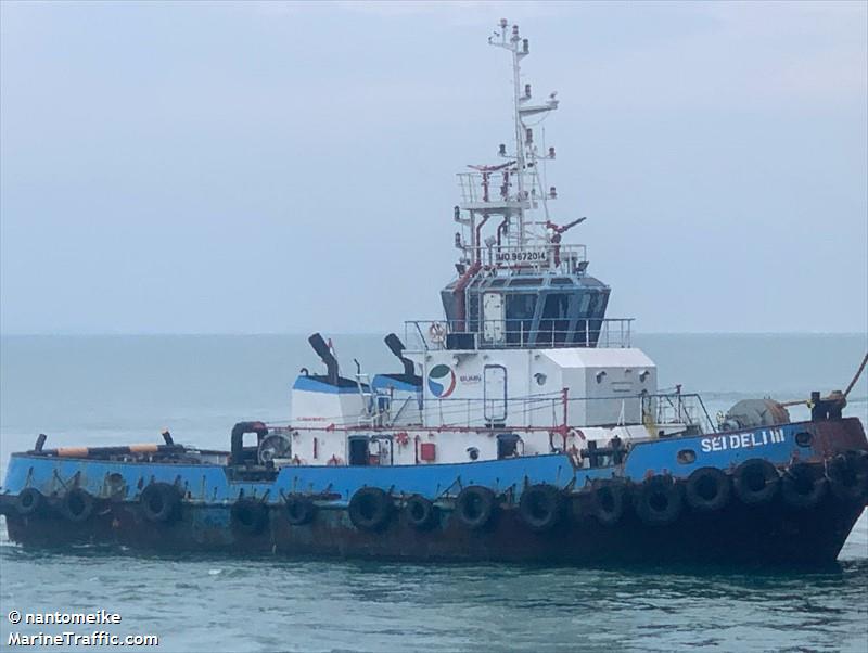 kt sei deli iii (Tug) - IMO , MMSI 525012354 under the flag of Indonesia