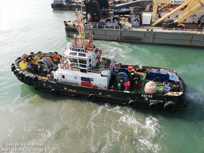 kst 33 (Tug) - IMO , MMSI 563068650 under the flag of Singapore
