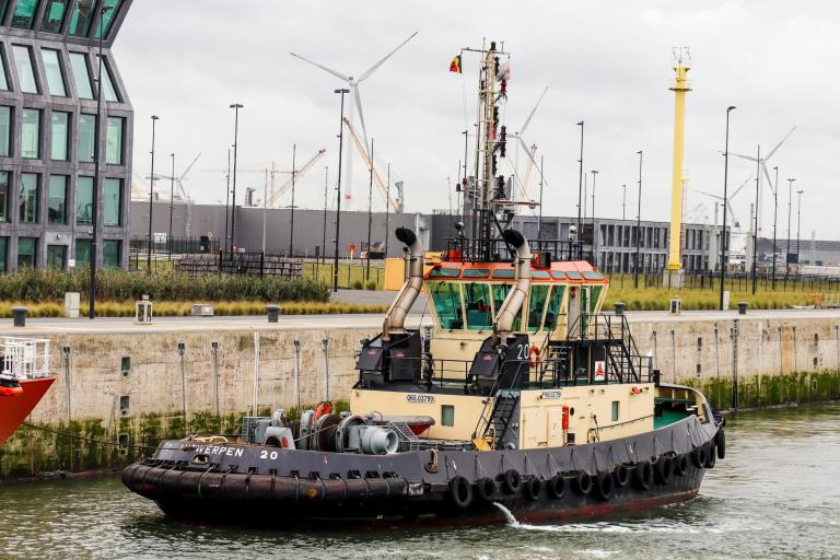 tug 20 (Unknown) - IMO , MMSI 205360090, Call Sign OT3600 under the flag of Belgium