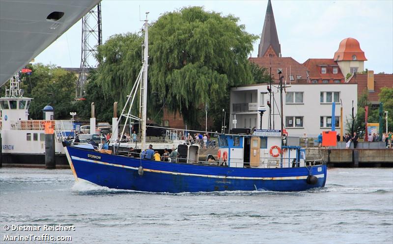 kutter storkow (Fishing vessel) - IMO , MMSI 211239210, Call Sign Y4KE under the flag of Germany