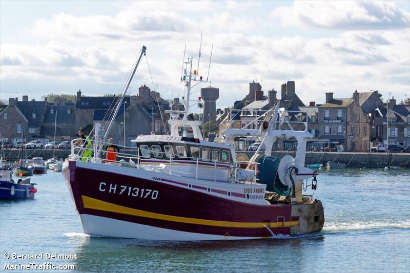 fv louis-andre (Fishing vessel) - IMO , MMSI 227952000, Call Sign FHVR under the flag of France