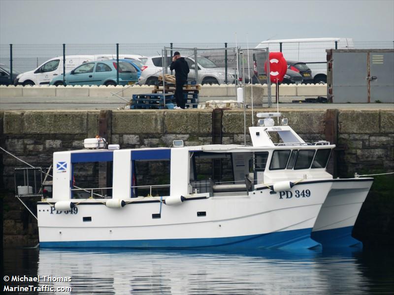 onward (Fishing vessel) - IMO , MMSI 232019775, Call Sign MEL54 under the flag of United Kingdom (UK)