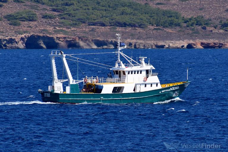 kirykas (Fishing Vessel) - IMO 8694558, MMSI 237654000, Call Sign SV8652 under the flag of Greece
