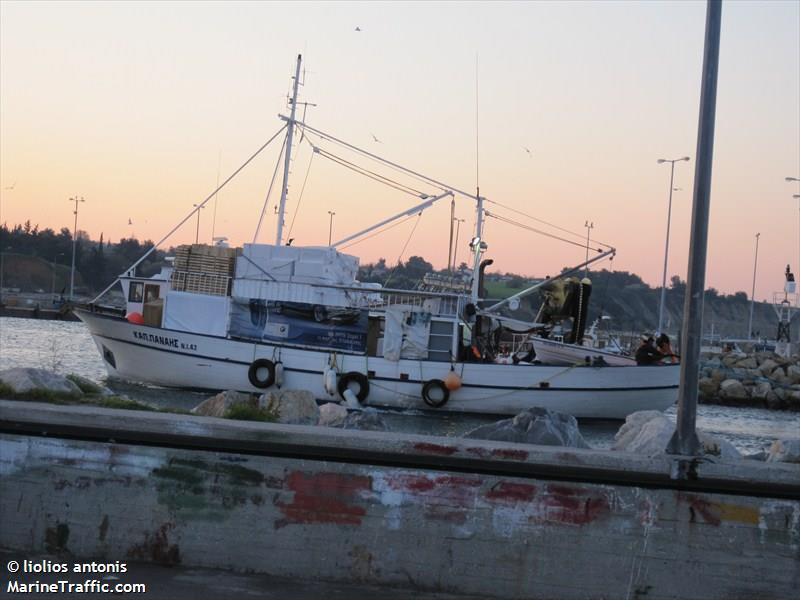 capetan panais (Fishing vessel) - IMO 8788581, MMSI 237884000, Call Sign SW 3297 under the flag of Greece