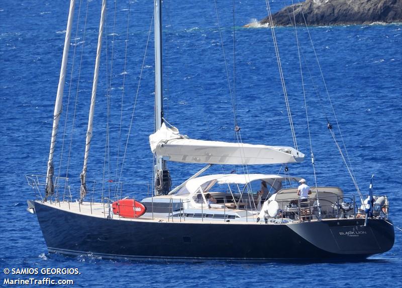 black lion (Sailing vessel) - IMO , MMSI 240303800, Call Sign SVB2170 under the flag of Greece