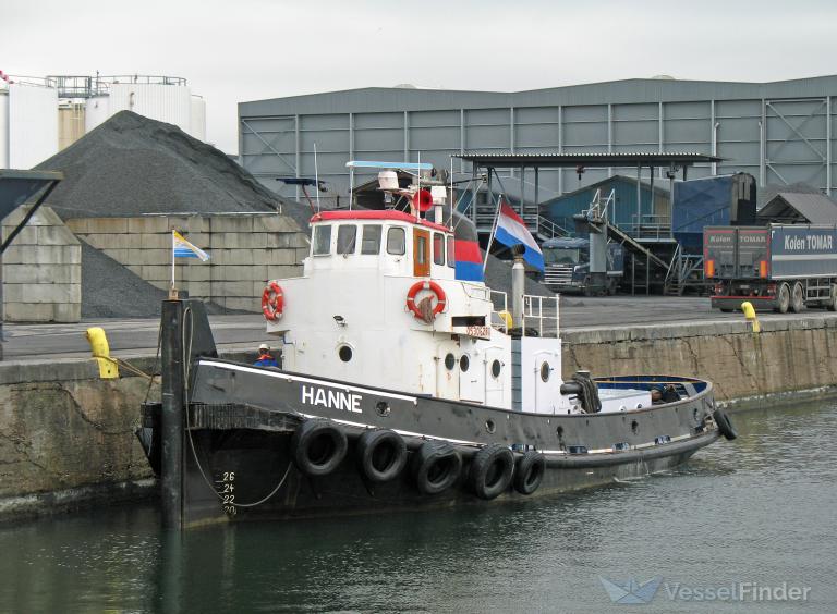hanne (Tug) - IMO , MMSI 244058149, Call Sign PI9580 under the flag of Netherlands
