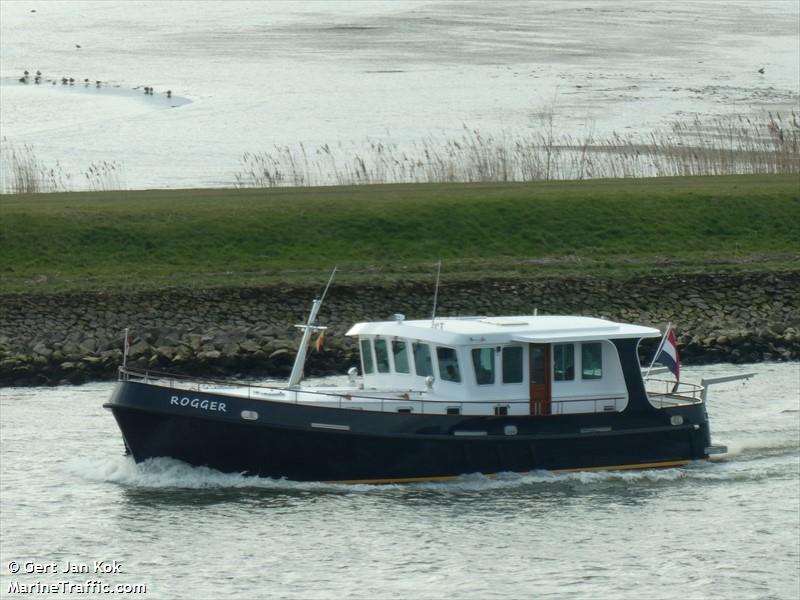 rogger (Pleasure craft) - IMO , MMSI 244130022, Call Sign PH9590 under the flag of Netherlands