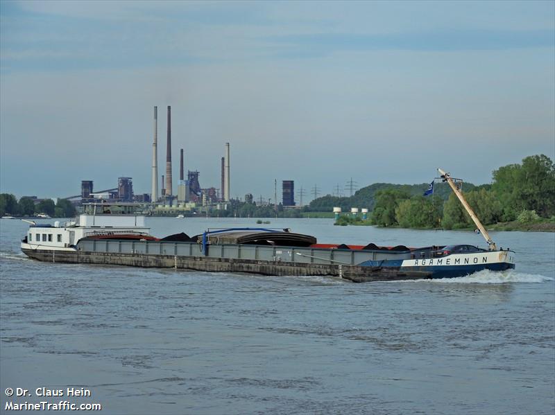 agamemnon (Cargo ship) - IMO , MMSI 244750355, Call Sign PI3404 under the flag of Netherlands