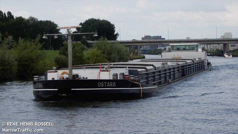 ostara (Cargo ship) - IMO , MMSI 244750639, Call Sign PD7148 under the flag of Netherlands