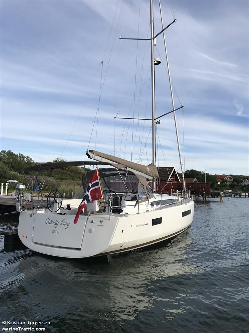 cloudy bay (Sailing vessel) - IMO , MMSI 257070180, Call Sign LH3385 under the flag of Norway