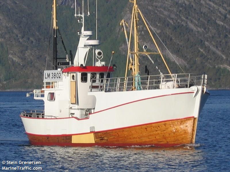 tiro (Fishing vessel) - IMO , MMSI 257753500, Call Sign LM3802 under the flag of Norway