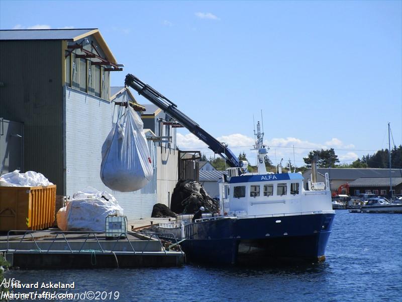 alfa (Fishing vessel) - IMO , MMSI 258099500, Call Sign LK6176 under the flag of Norway