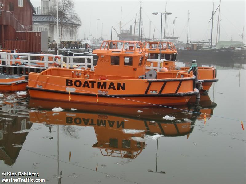 boatman 9 (Other type) - IMO , MMSI 265669790, Call Sign SFC9418 under the flag of Sweden