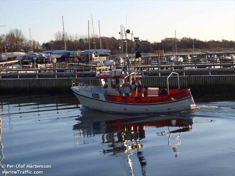 svalan (Fishing vessel) - IMO , MMSI 265725520, Call Sign SFB8863 under the flag of Sweden