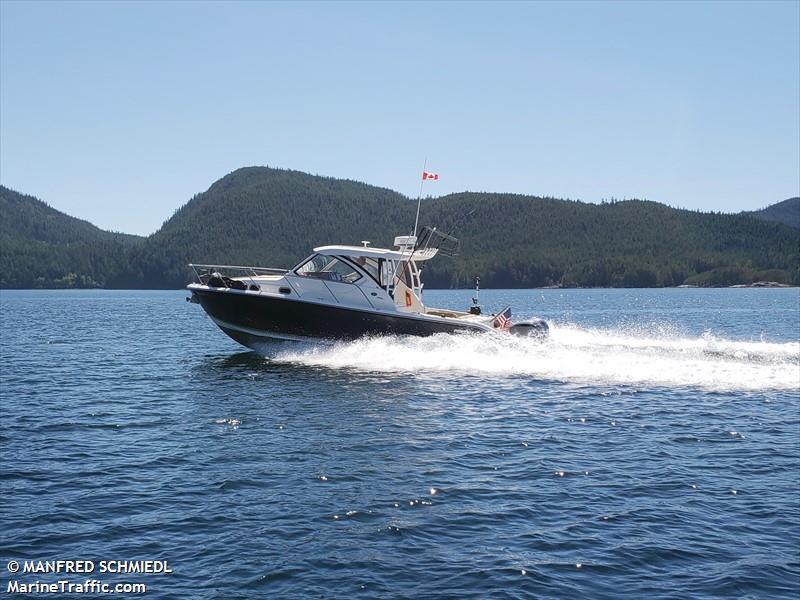 blue pursuit (Pleasure craft) - IMO , MMSI 338330801 under the flag of USA