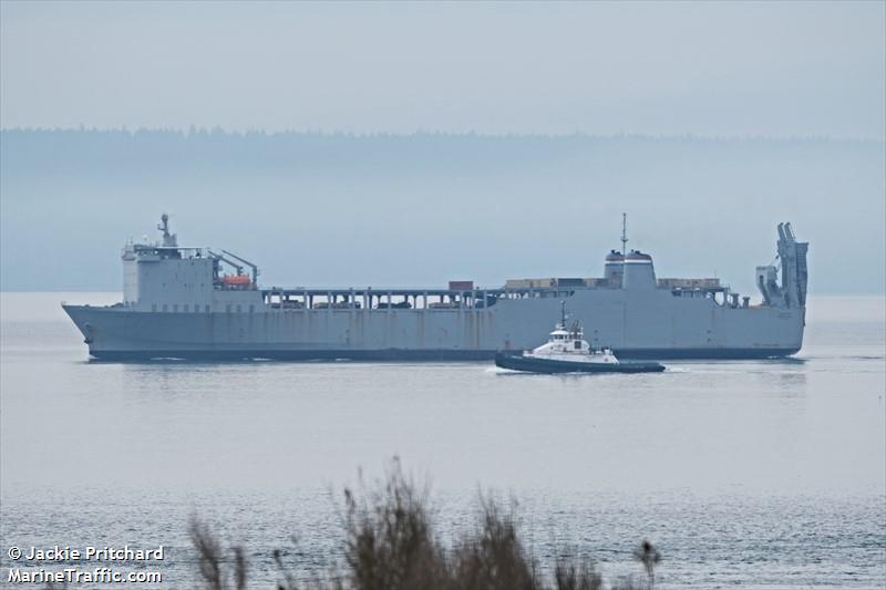 cape rise (Ro-Ro Cargo Ship) - IMO 7530808, MMSI 366839000, Call Sign KAFG under the flag of United States (USA)