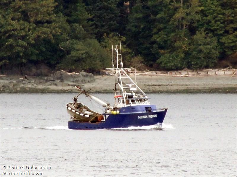 kona rose (Fishing vessel) - IMO , MMSI 367091920, Call Sign WCW4451 under the flag of United States (USA)