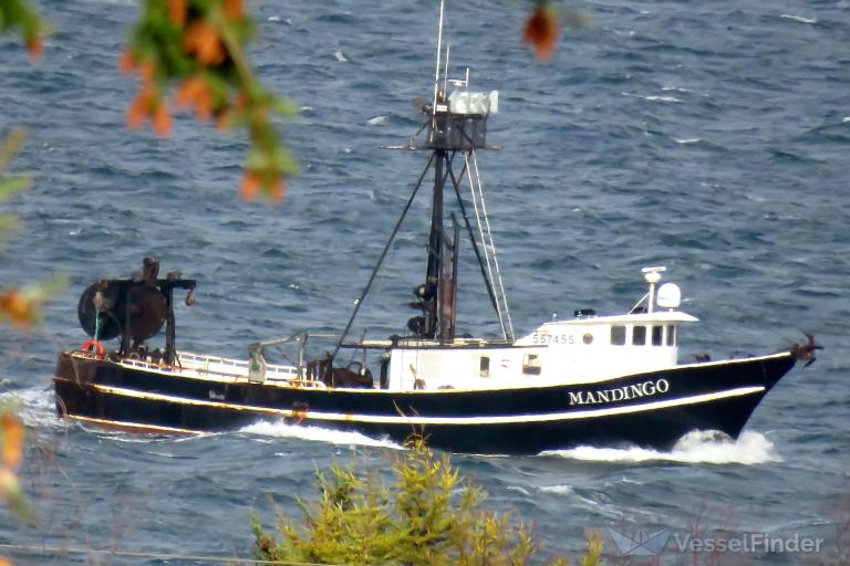 mandingo (Fishing vessel) - IMO , MMSI 367460470, Call Sign WDF5195 under the flag of United States (USA)