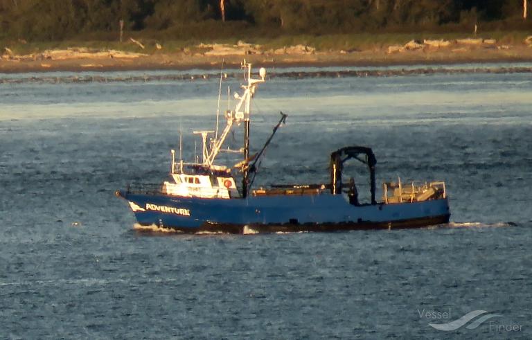 adventure (Fishing Vessel) - IMO 7613698, MMSI 368609000, Call Sign WDJ3353 under the flag of United States (USA)