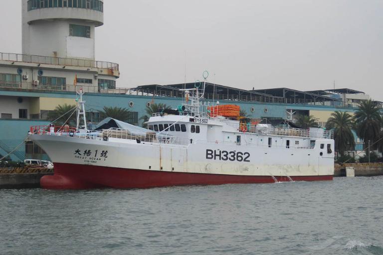 great ocean 1 (Fishing vessel) - IMO , MMSI 416118500, Call Sign BH3362 under the flag of Taiwan