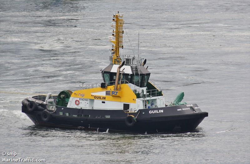 guilin (Tug) - IMO 9834674, MMSI 477231400, Call Sign VRRV7 under the flag of Hong Kong