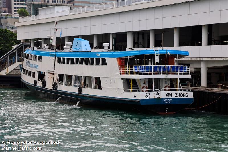 xin zhong (Passenger ship) - IMO , MMSI 477995523, Call Sign VRS4413 under the flag of Hong Kong