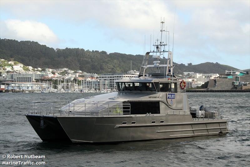 lady elizabeth iv (Law enforcment) - IMO , MMSI 512002883, Call Sign ZMLE under the flag of New Zealand