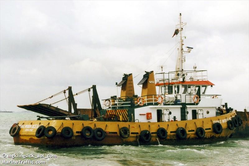 tiong woon ocean 6 (Tug) - IMO , MMSI 563679000, Call Sign 9V5077 under the flag of Singapore