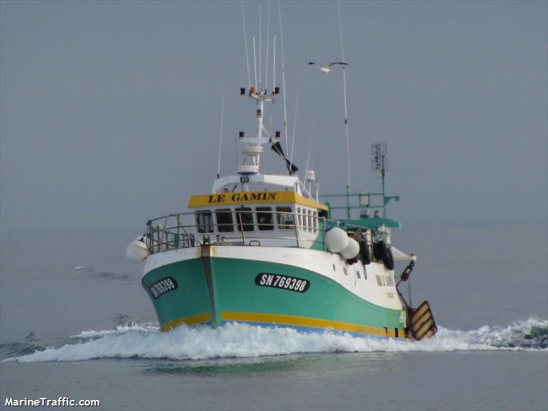 fv le gamin (Fishing vessel) - IMO , MMSI 227876000, Call Sign FQLG under the flag of France