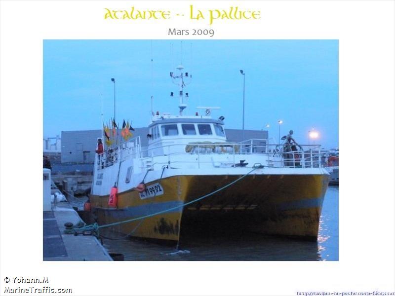 fv atalante (Fishing vessel) - IMO , MMSI 228211000, Call Sign FHUX under the flag of France
