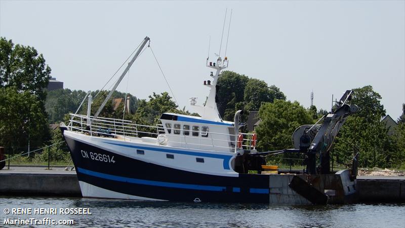 fv la rose des vent (Fishing vessel) - IMO , MMSI 228939000, Call Sign FILP under the flag of France
