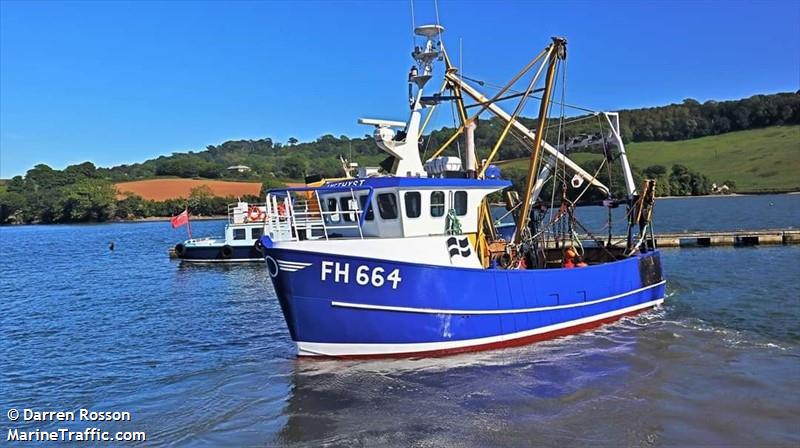 amethyst (Fishing vessel) - IMO , MMSI 235091962, Call Sign MAAN5 under the flag of United Kingdom (UK)