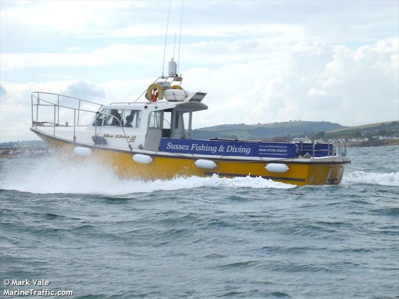 she likes it ii (Fishing vessel) - IMO , MMSI 235092549, Call Sign 2FMT7 under the flag of United Kingdom (UK)