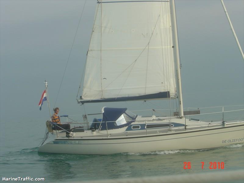 de oliefoo 2 (Sailing vessel) - IMO , MMSI 244030567, Call Sign PG8008 under the flag of Netherlands