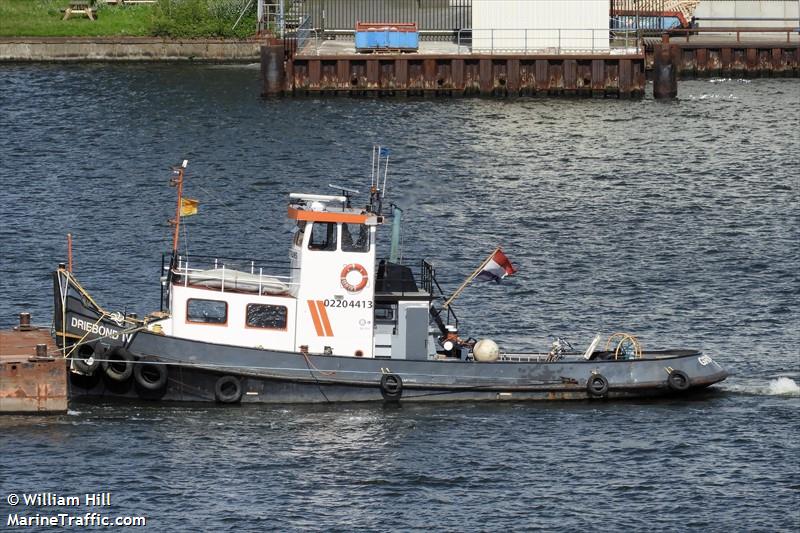 driebond iv (Tug) - IMO , MMSI 244250463, Call Sign PE5476 under the flag of Netherlands